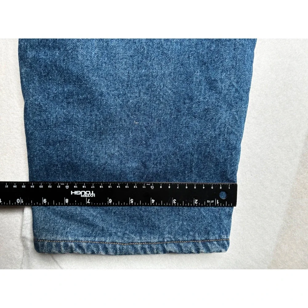 Cabelas‎ Fleece Lined Jeans Mens 40x30 Blue Denim Insulated Outdoor Pants 40x29